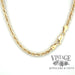 16”  14 karat yellow gold  3.1 mm solid rope chain