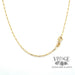 18ky gold 20” Bead chain 1.2mm 