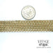 Mesh 14ky gold 7” wide bracelet scale