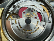 Vintage Rolex Oyster Perpetual Date 15505 Gold Shell Automatic Watch – Circa 1982 Pre-Owned Movement
