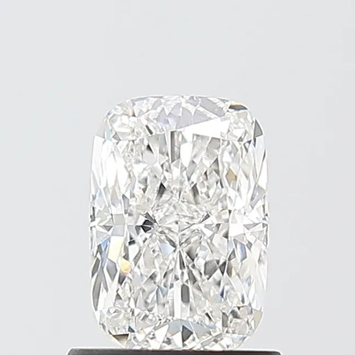 1.01 carat, Cushion Brilliant Cut, E color, VVS2 clarity, Lab Grown Diamond Front View