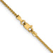 14 karat yellow gold 18" Spiga 1.5m  chain