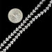 Natural diamond 18k white gold 16" diamond necklace scale