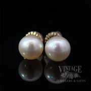 10 mm South sea pearl 14k gold stud earrings