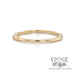 Dot dash diamond 14k gold ring band bottom