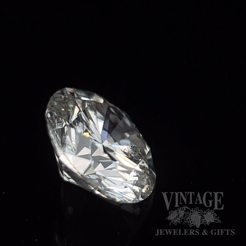 1.13 Carat Round Brilliant GIA, G color, I2 Clarity Natural Diamond