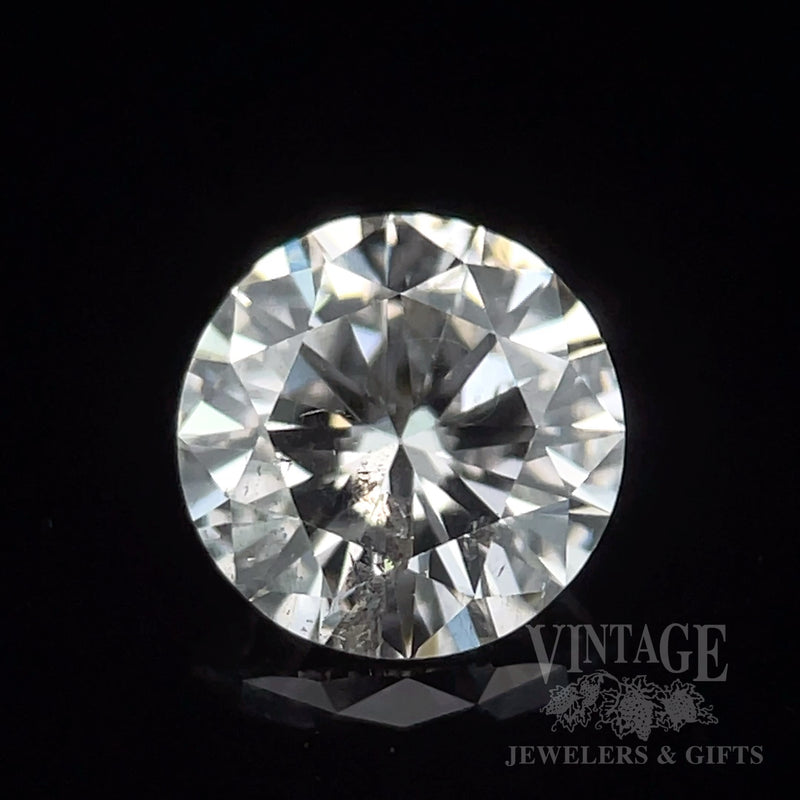 1.13 Carat Round Brilliant GIA, G color, I2 Clarity Natural Diamond