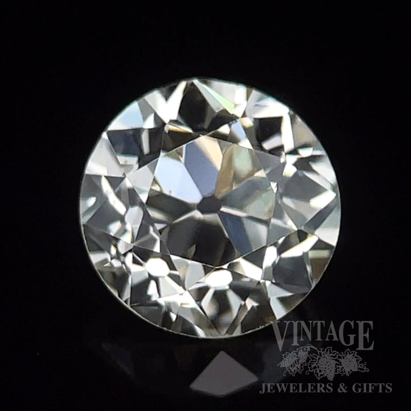 1.34 carat Old European Cut, GIA, N color, VS2 Clarity, Natural Diamond Front View