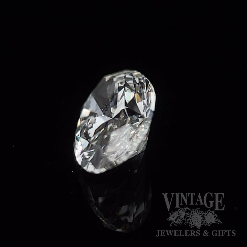 1 Carat Oval Cut GIA, H Color, I1 clarity, Natural Diamond Side View