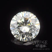 2.64 Carat Round Brilliant, J color, VS2 clarity, Natural Diamond Front View