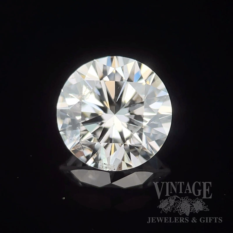 1.33 Carat H Color SI2 Clarity Round Brilliant Cut Natural Diamond