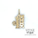 "#1 MOM" 14k yellow gold charm