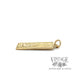 Virgo 18k yellow gold charm side