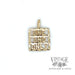 "One and Only" 14k yellow gold charm