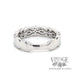 Diamond Marquise Station 14k white gold ring bottom