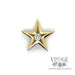 10k yellow gold and diamond accent star charm