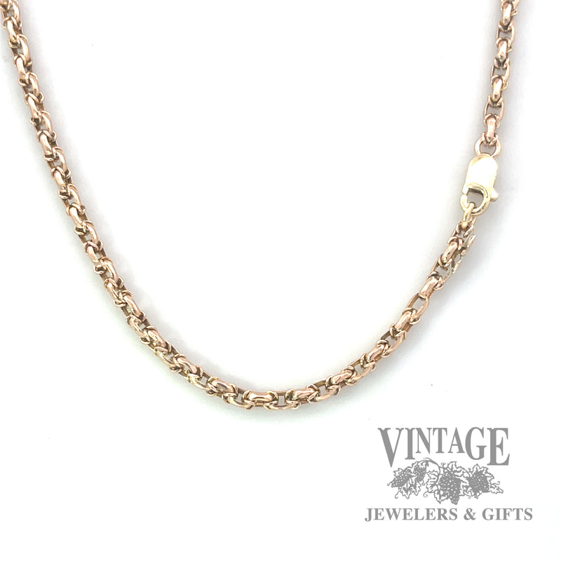 18" 10k gold byzantine chain
