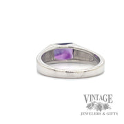 Eastwest amethyst 14k white gold ring bottom