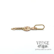 14k gold small crucifix side