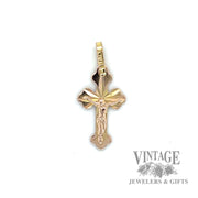 14k gold small crucifix