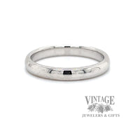 Half round 3mm 14kw gold ring band 2