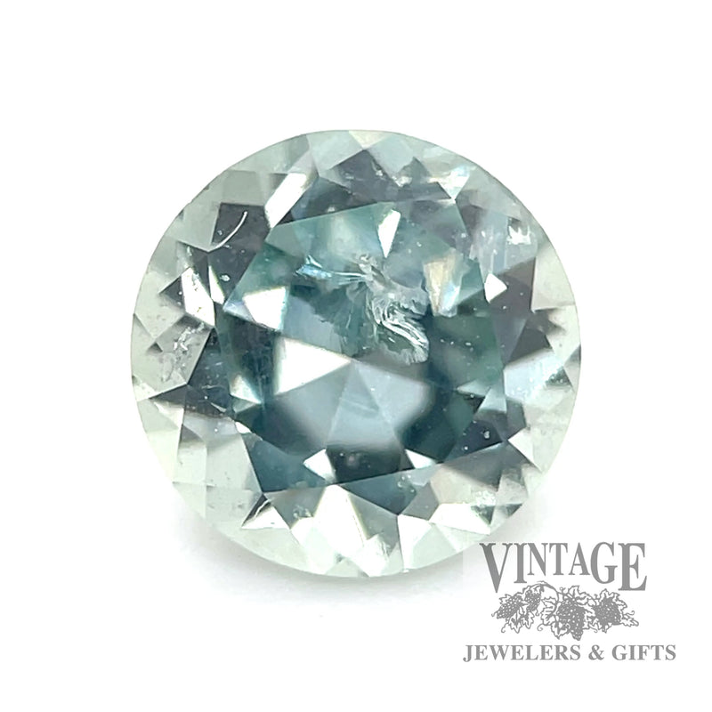 1.61 carat round Montana natural sapphire