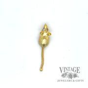 Mouse charm with diamond accents