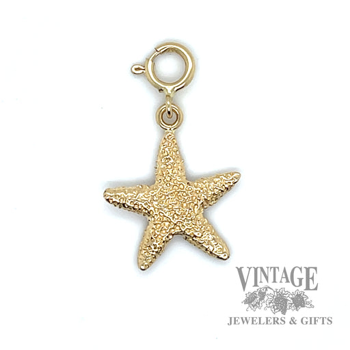 Starfish 14k gold pendant/charm