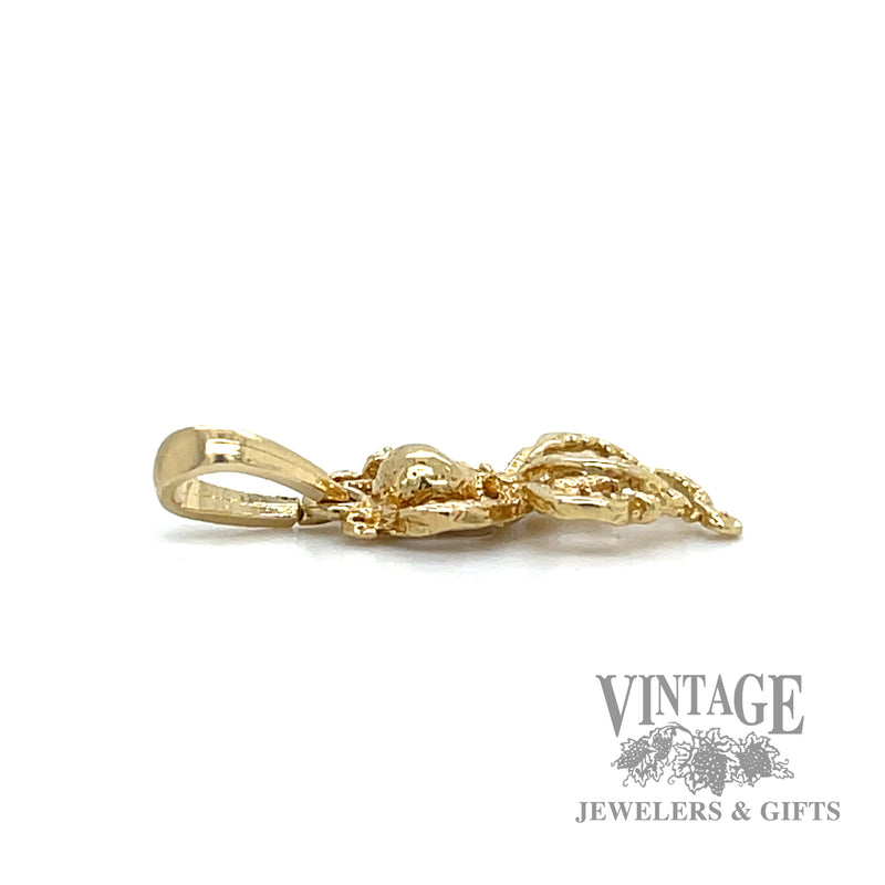 Octopus 14k gold charm