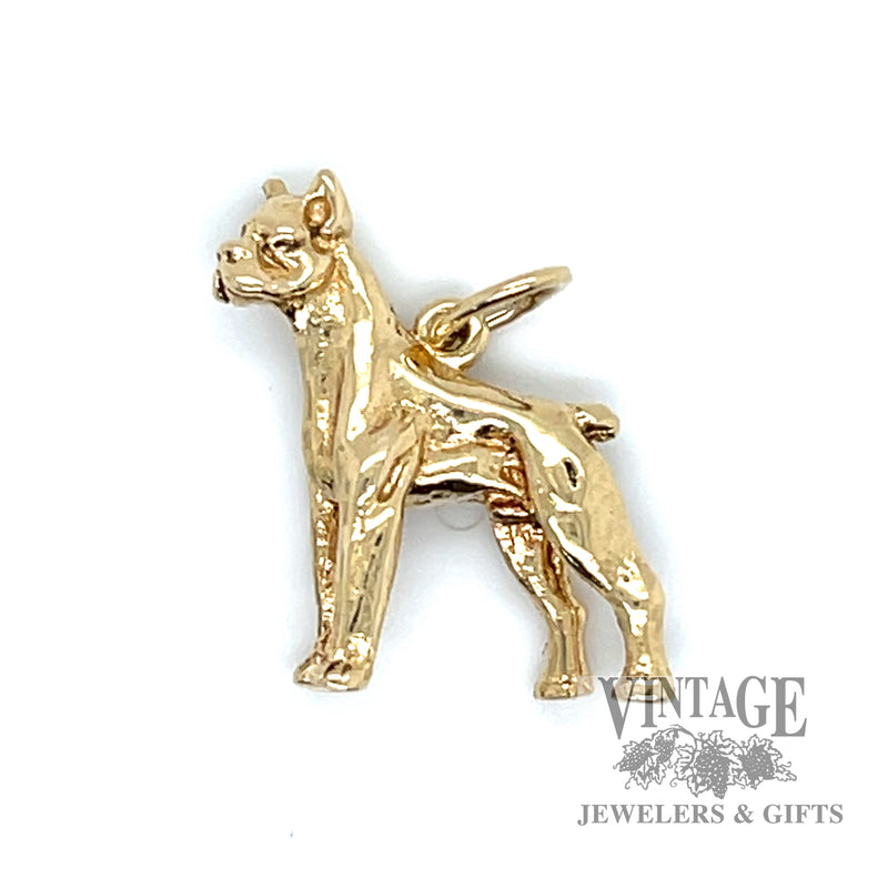 Great Dane gold charm
