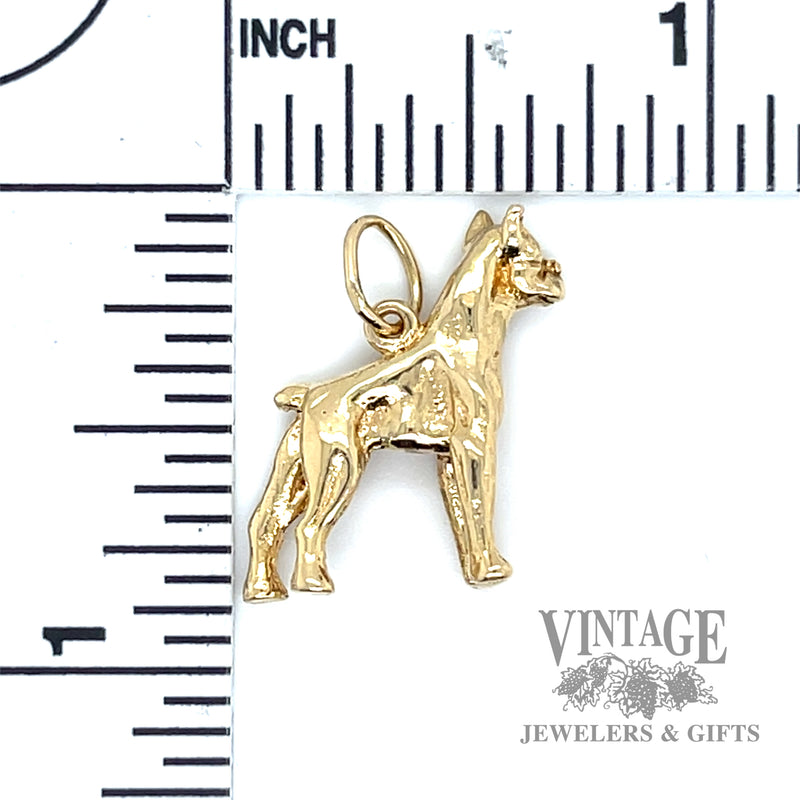 Great Dane gold charm