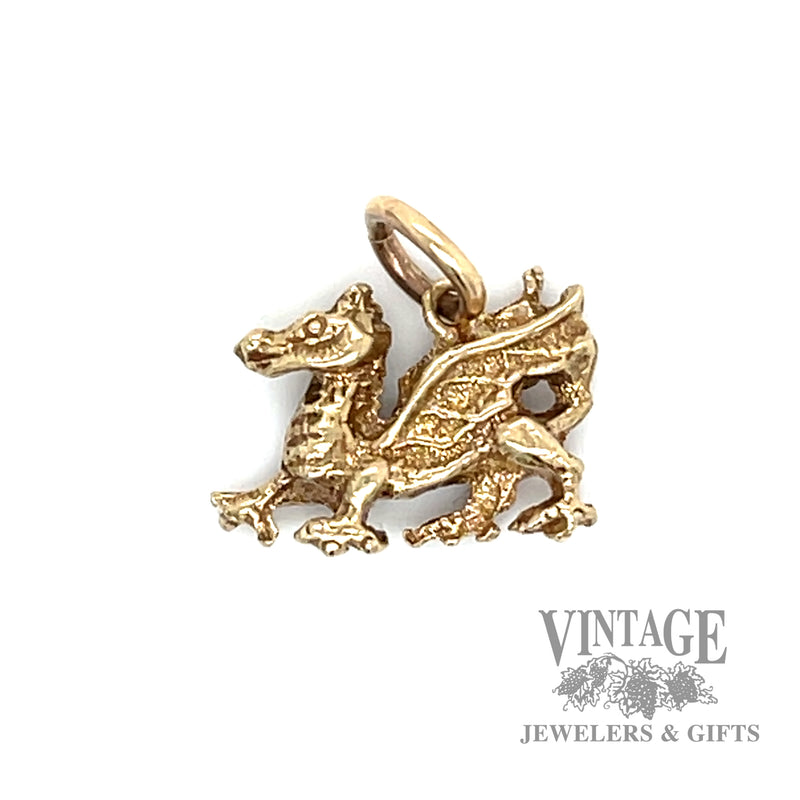 English dragon 9k gold charm