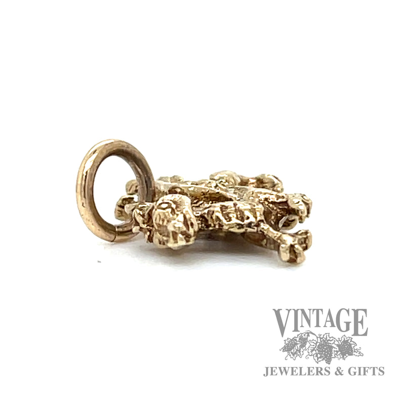 English dragon 9k gold charm