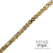 7.25" Track Link 13k Bracelet 