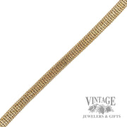 7.5" Fancy link 14 karat gold bracelet