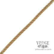 8.25" Curb link 14k gold bracelet