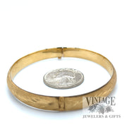 7.5" Bengal 13k gold bracelet scale