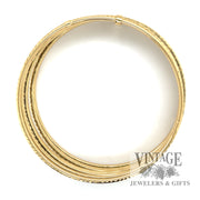 7.75" Multi Bengal 14k gold bracelet top