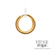 Endless Hoop 19k yellow gold earrings right