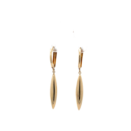 Droplet 14k gold earrings
