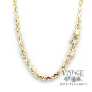 30" 14k gold Rope Chain