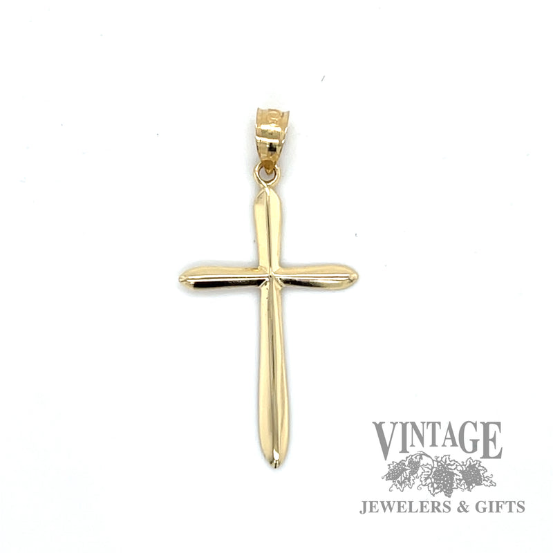 Cross 14k gold pendant