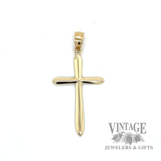 Cross 14k gold pendant