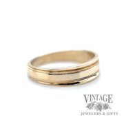 tapered 14k gold ring right
