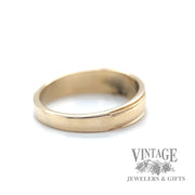 tapered 14k gold ring  right