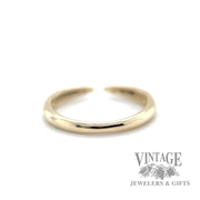 Split shank pave 14kt natural diamond tipped ring back