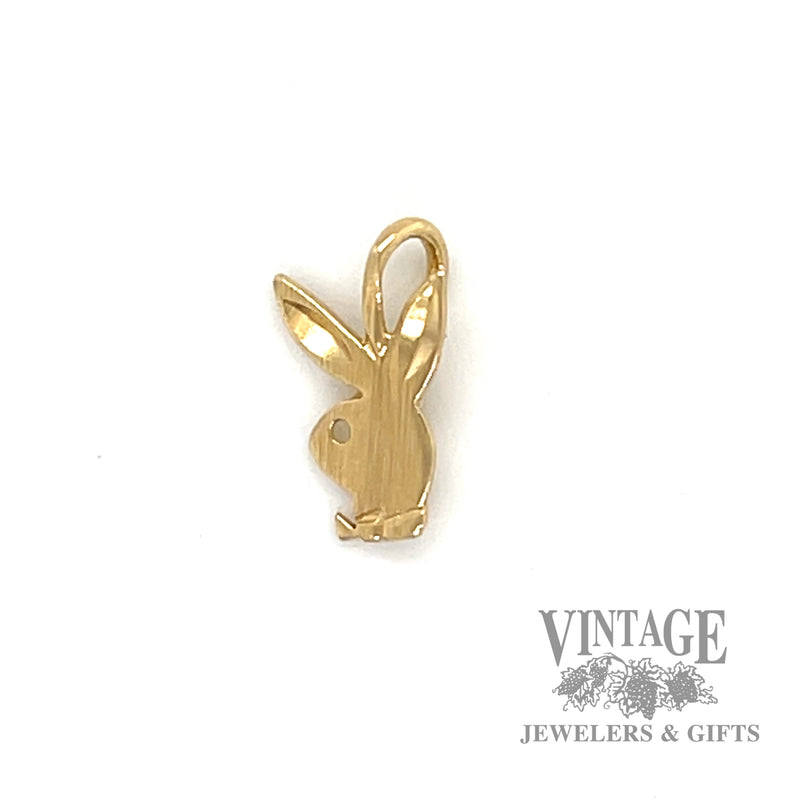 Playboy Bunny 14k gold pendant