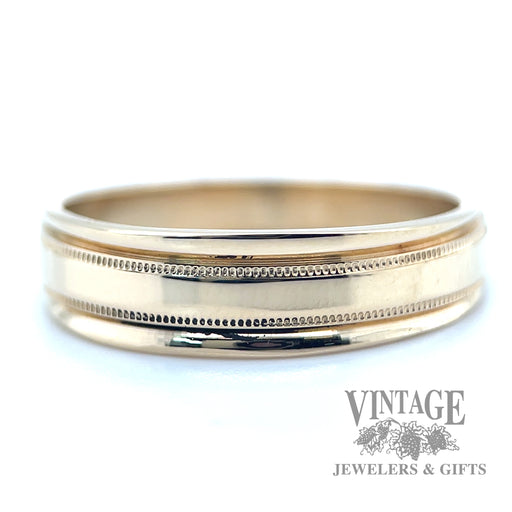 tapered 14k gold ring 