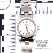 Stainless steel ladies Oyster Perpetual Rolex scale