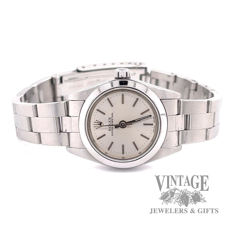 Stainless steel ladies Oyster Perpetual Rolex